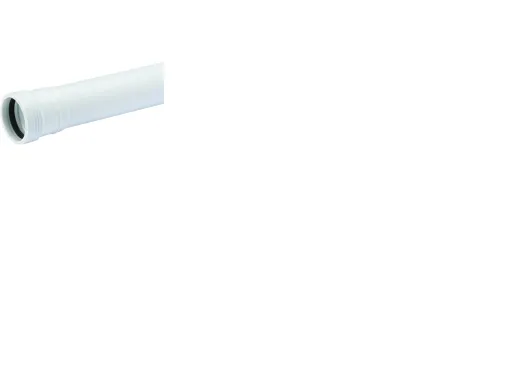 Wavin Wafix pp pipe with sleeve 50 x 500 mm white