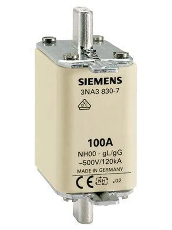 Siemens Lv hrc fuse link 500v s.00 160 a 3na3836
