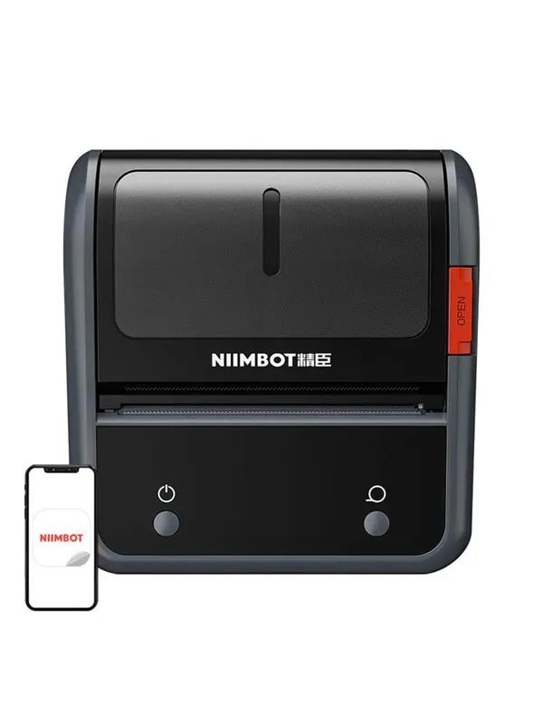 NIIMBOT B3S_P Thermal Label Printer Gray