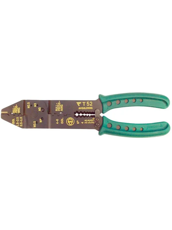Elpress Tool t52 for  unins. terminals 0.5-6mm2