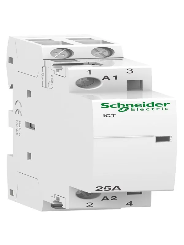 Schneider Electric Ict25a 2no  220...240vac 60hz contactor