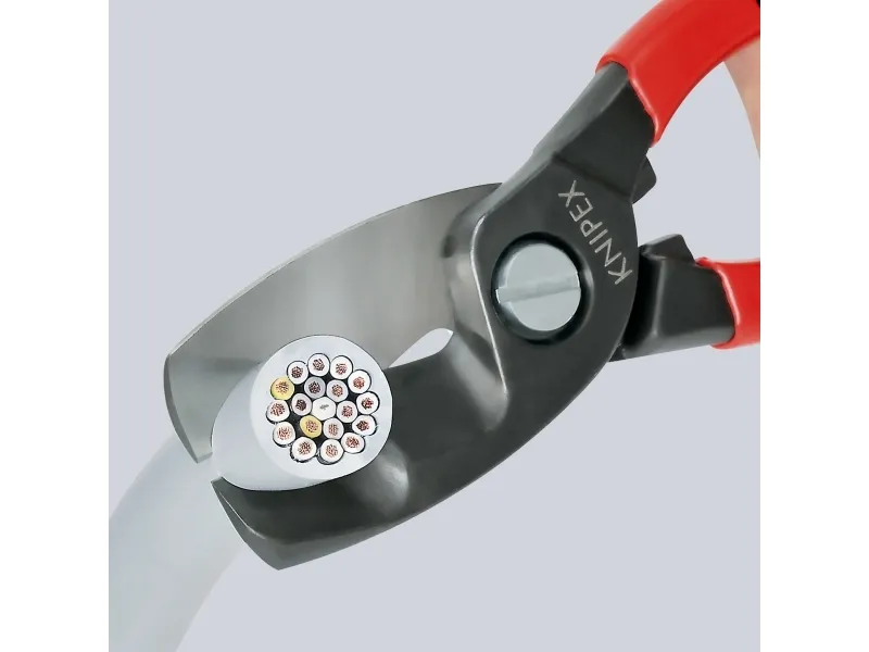 KNIPEX Kabelsakser, med dobbelskjær