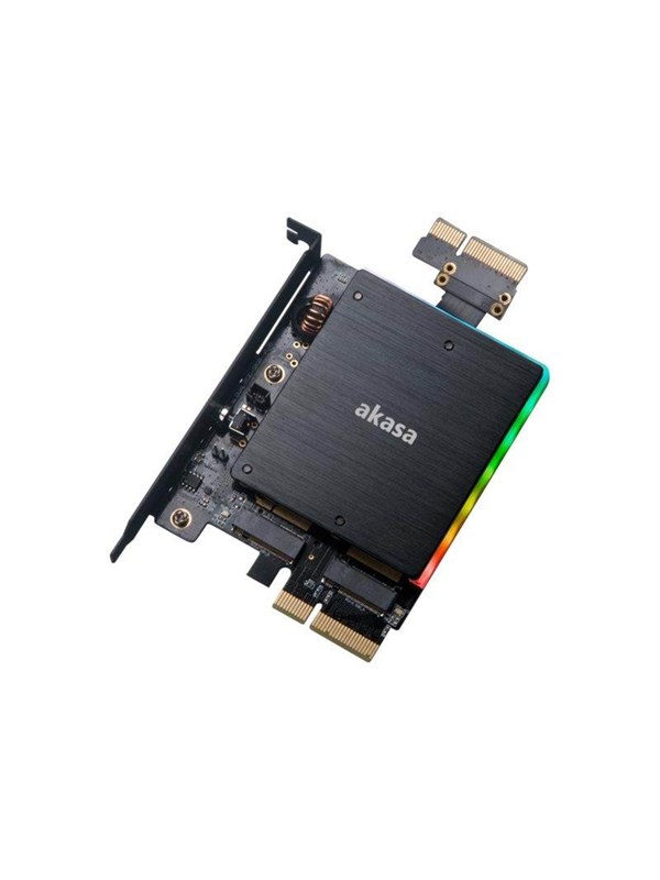 Akasa AK-PCCM2P-04 - storage controller - M.2 Card - PCIe 3.0 x4