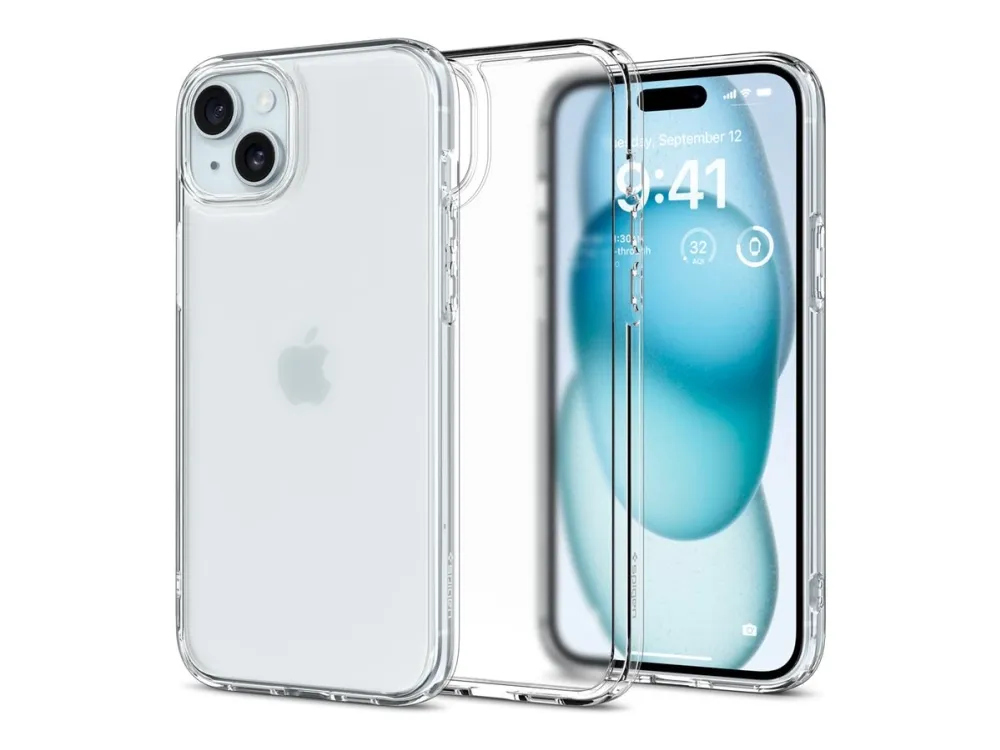 Spigen Ultra Hybrid - frost clear - iPhone 15 Plus