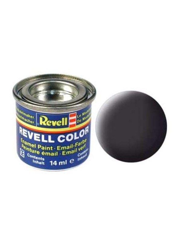 Revell enamel paint # 06-Tar black Mat