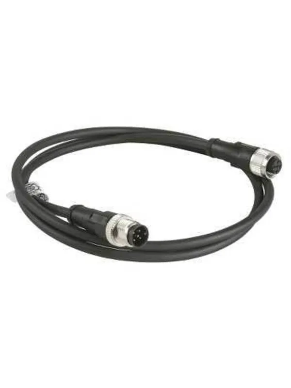 TELEMECANIQUE SENSORS Jumpercable pur m12 5-pin female/male straight 5 meters