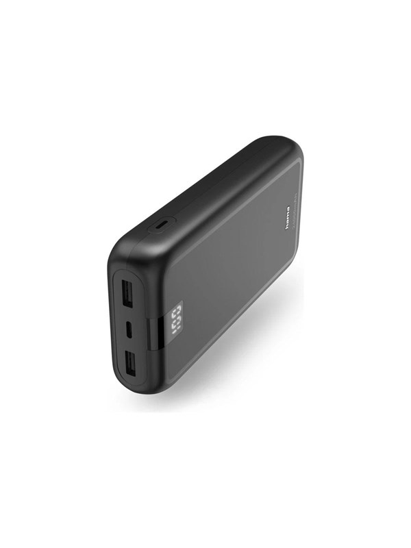 Hama Power Pack "Performance 24" 24000 mAh 2x USB-A 1x USB-C Anthracite Nødlader - Svart - 24000 mAh