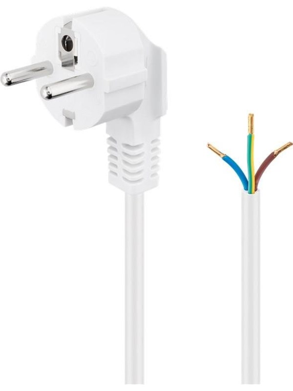 Pro Angle Power cable for confectionery 5 m white