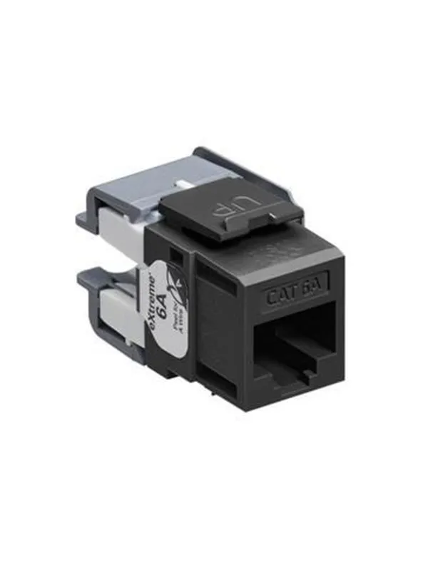 Leviton Extreme cat 6a utp jack 110-style - black
