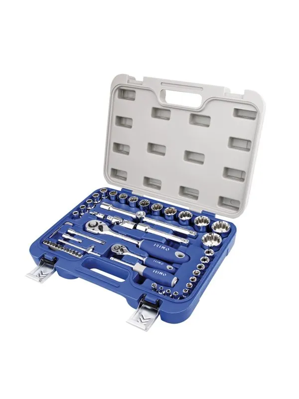 Irimo 1/4-1/2 socket set af sizes 53 pcs