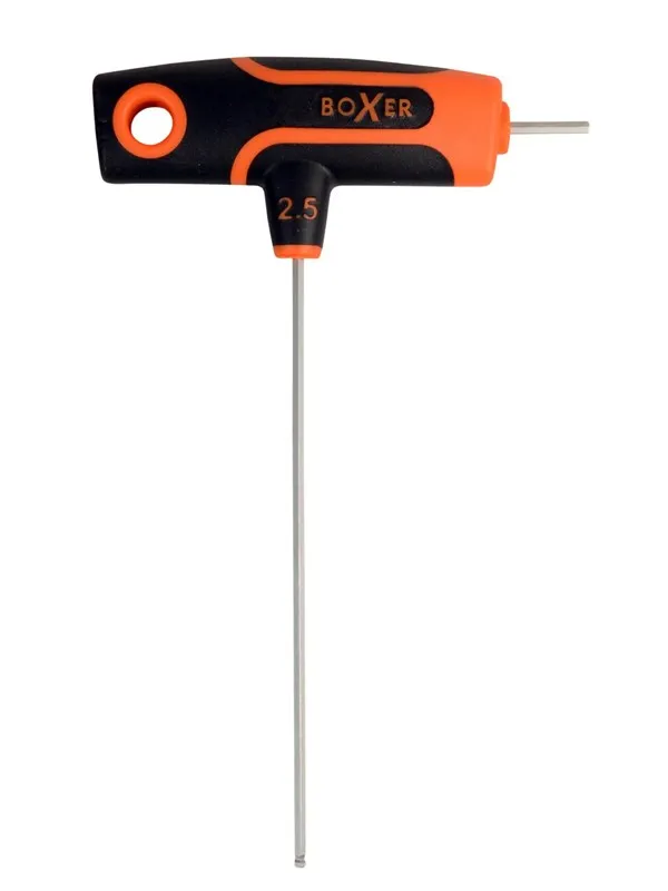 Boxer Unbrako-T-nøkkel med kule - 2,5 mm