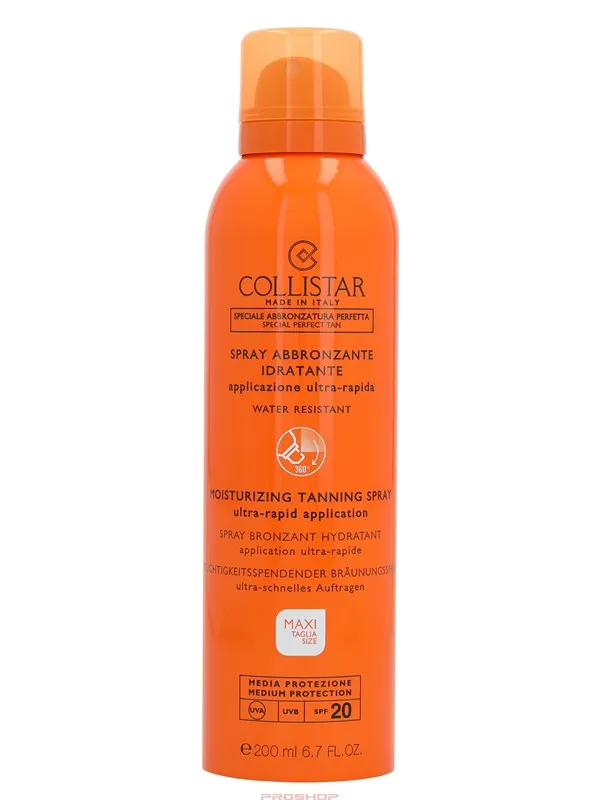 Collistar Moisturizing Tanning Spray SPF20