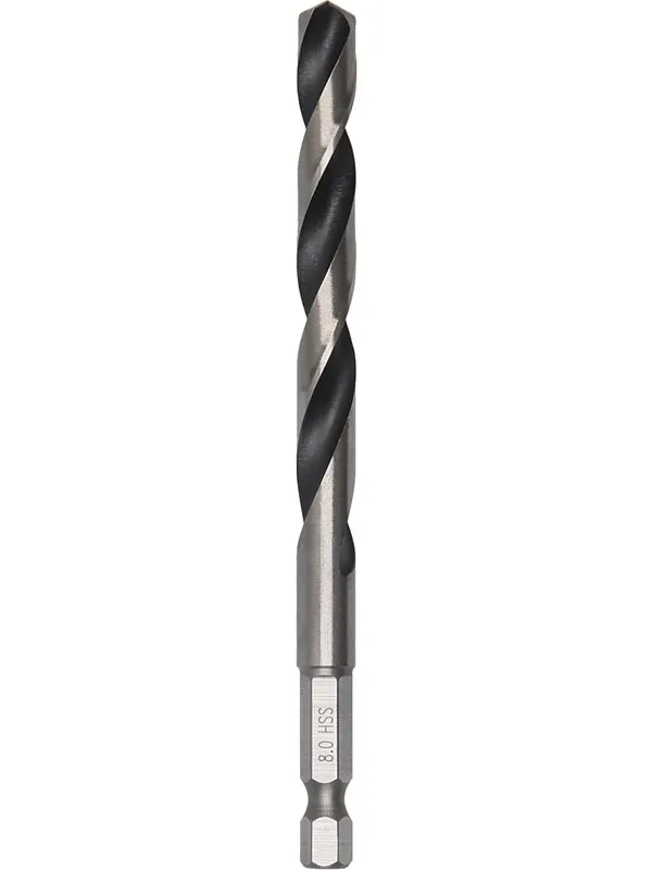 Bosch HSS PointTeQ sekskantbor 8,0 mm, 5 stk. 8.0 mm