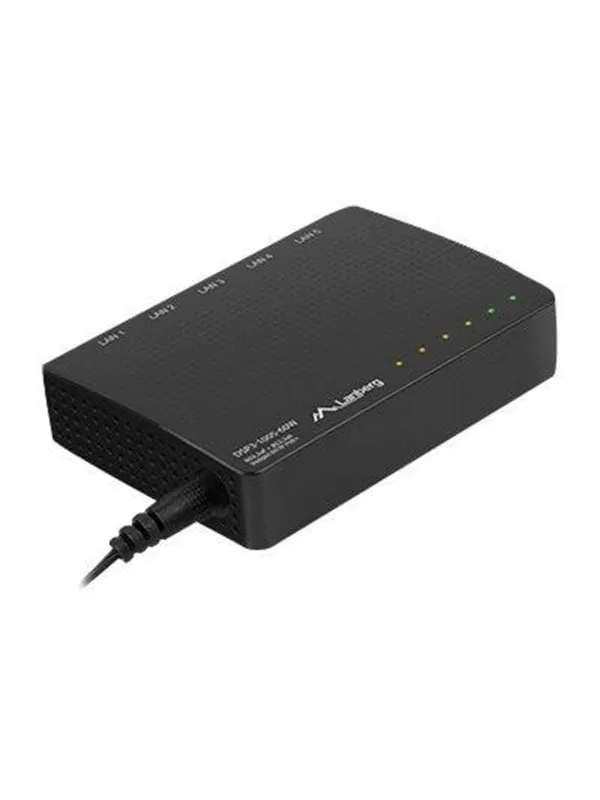Lanberg DSP3-1005 - switch - 5 ports - unmanaged