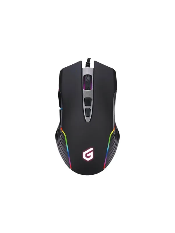 Conceptronic DJEBBEL - mouse - USB - black - Mus - Optisk - 7 - Svart