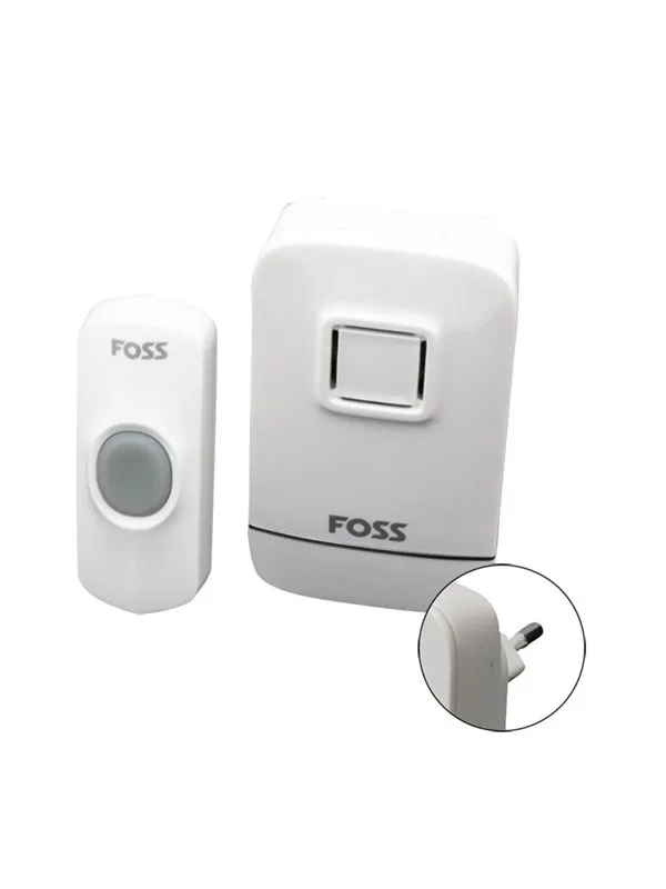 Foss Europe Trend door bell value white plug in