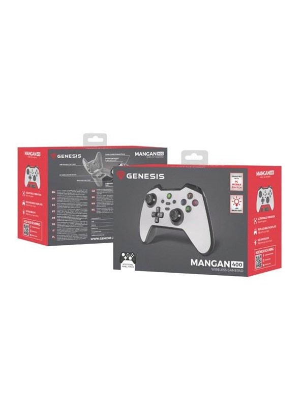 Genesis Mangan 400 - gamepad - wireless wired - Bluetooth - Wired Controller - Android