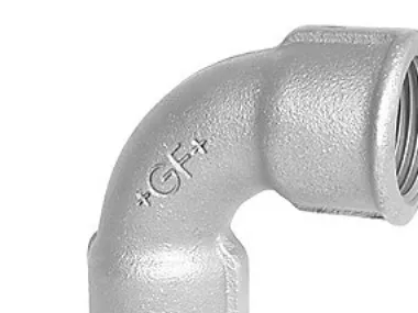+GF+ Short bend 90° galvanized for f 1