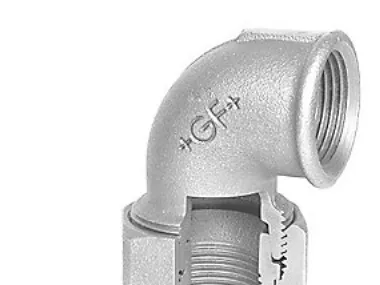 +GF+ Union elbow galvanized conical for f 3/4