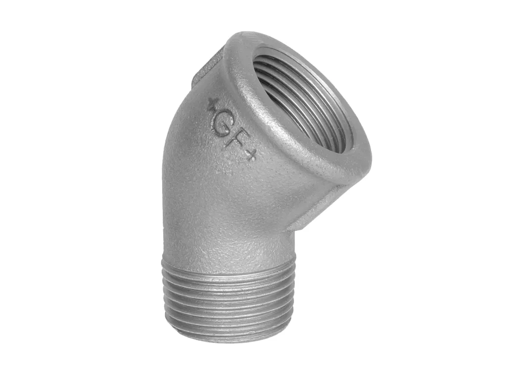+GF+ Elbow 45° galvanized med f 1 1/4