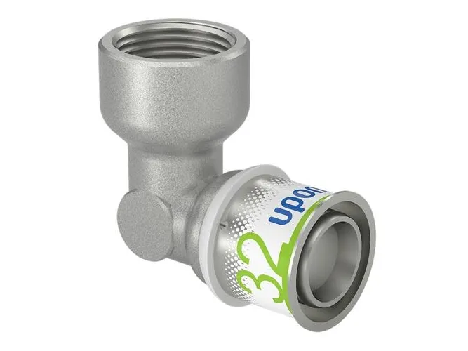 Uponor s-press plus elbow female thread 32 mm x 1