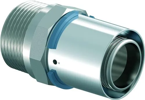 Uponor s-press adapter male thread 40 mm x 112