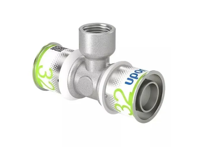 Uponor s-press plus tee adapter female thread 32 mm x 12