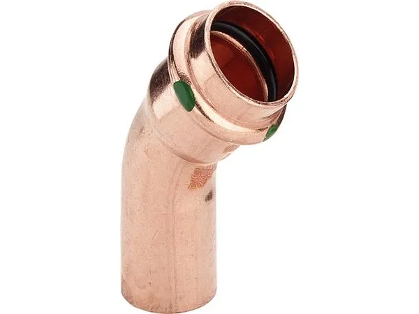 Viega Profipress bend 45° 22 Copper/bright 292515