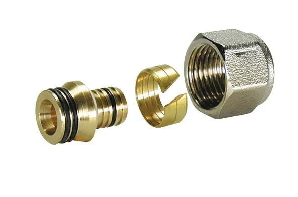 Pettinaroli Complete adapting set for multilayer pipe brass 1/2x16/12 alu-pex