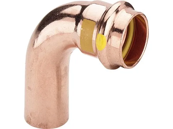 Viega Profipress G bend 90° 22 Copper/bright 345556