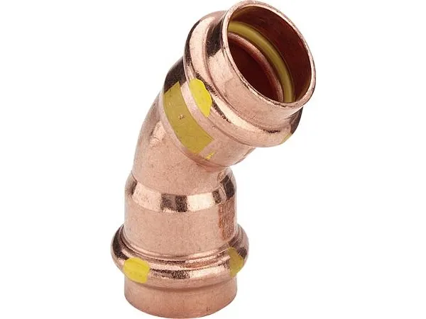 Viega Profipress G bend 45° 18 Copper/bright 345617