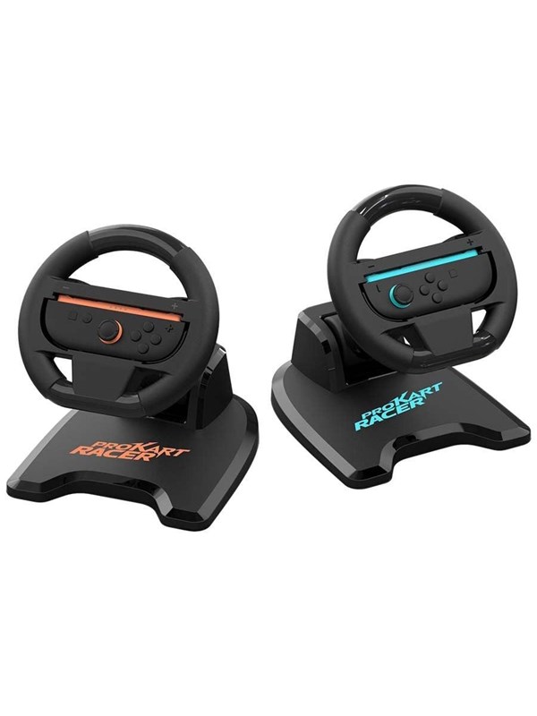 Subsonic Pro Kart Racer Duo - Black - Wireless Wheel - Nintendo Switch 2