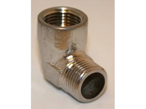 Viega Angle 90° sleeve/nipple 1/2" chrome-plated brass