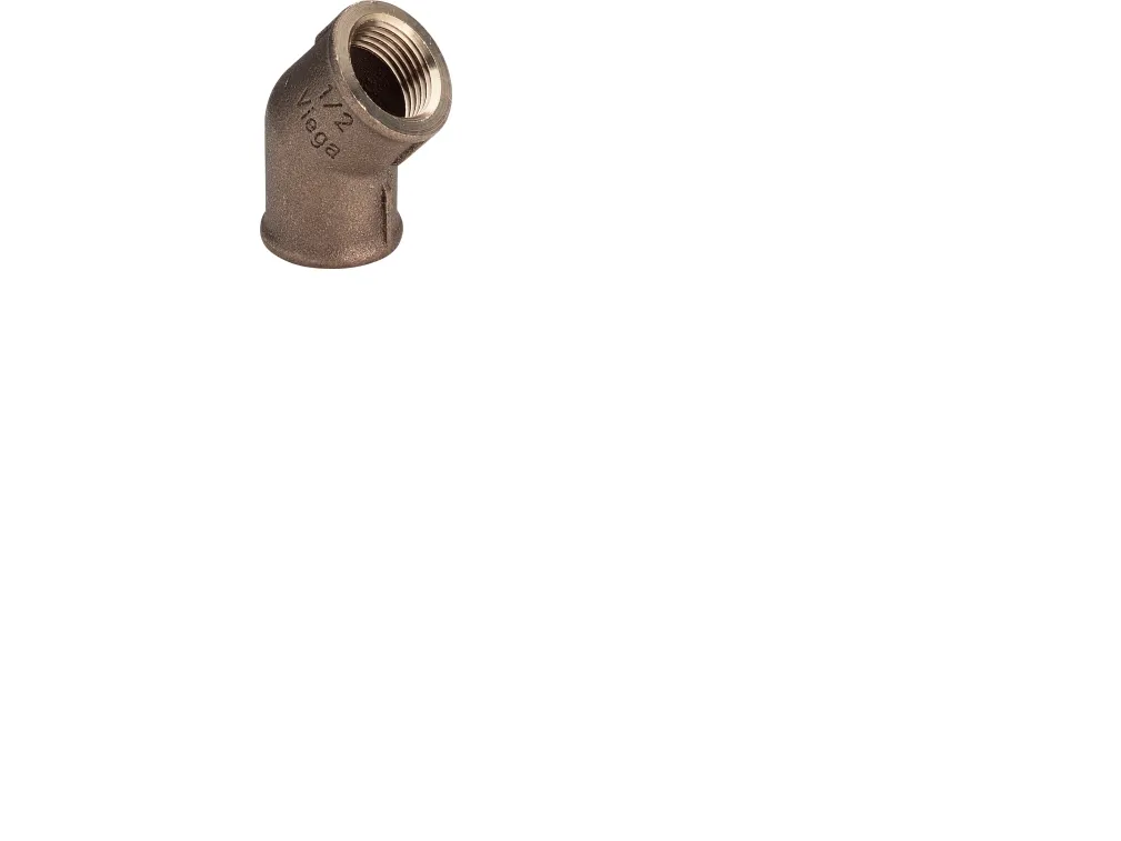Viega Bend 45° socket/socket 1/2" gunmetal