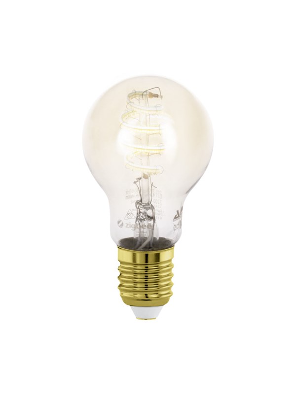 EGLO E27 LED-Z MATTER A60 spiral 7W CCT 806lm amber