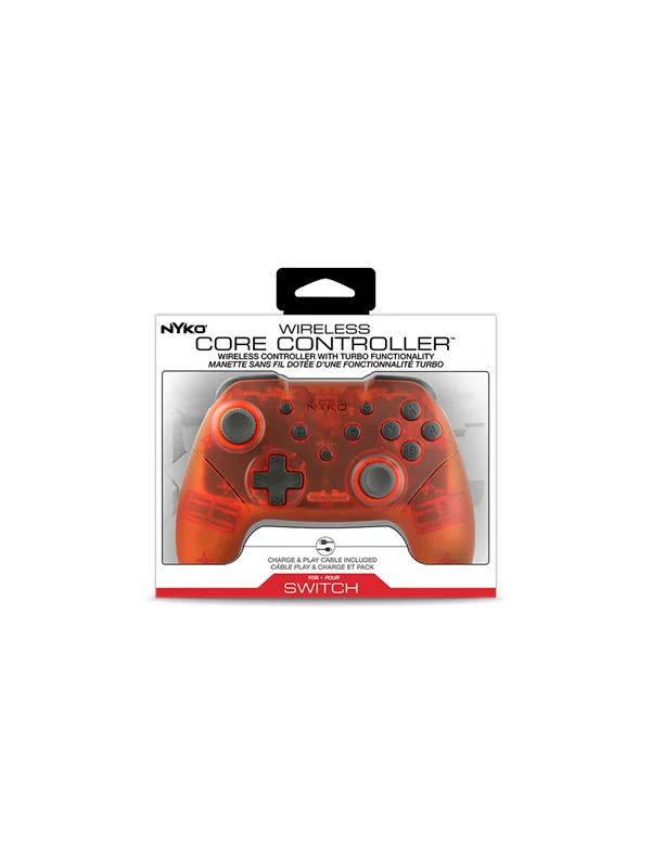 Nyko Wireless Core Controller (Red) for Nintendo Switch - Wired Controller - Android