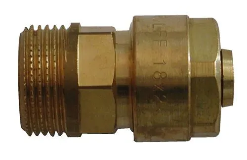 Gabotherm Starter coupling 18 mm x 1/2" nipple