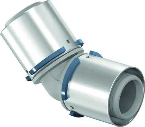 Uponor press composite elbow 45° ppsu 50-50