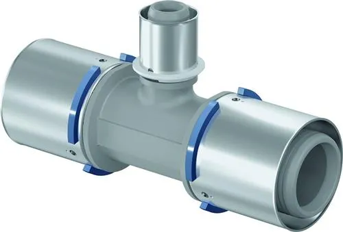 Uponor press composite tee reducer ppsu 40-20-40