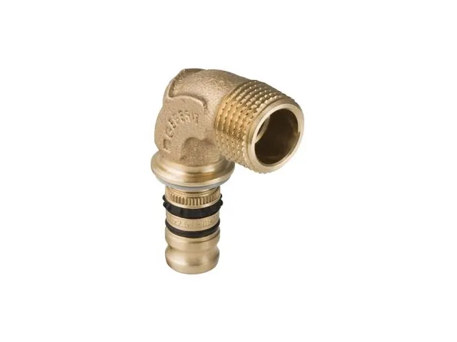 Geberit mepla bend adapter 90° with male thread: d=16mm r=1