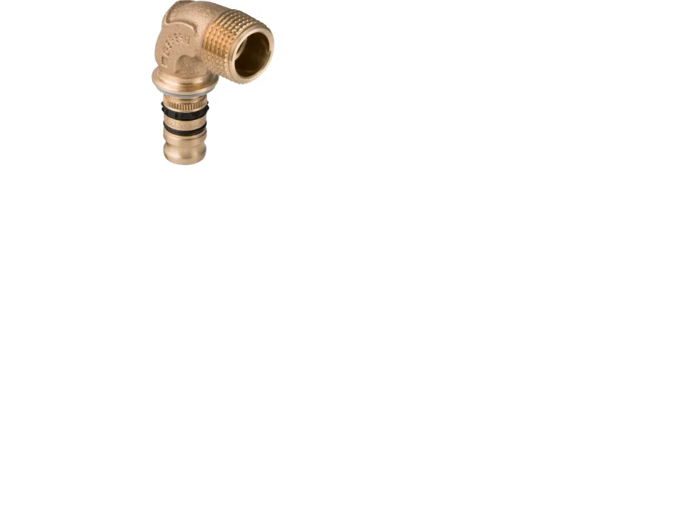 Geberit mepla bend adapter 90° with male thread: d=26mm r=3