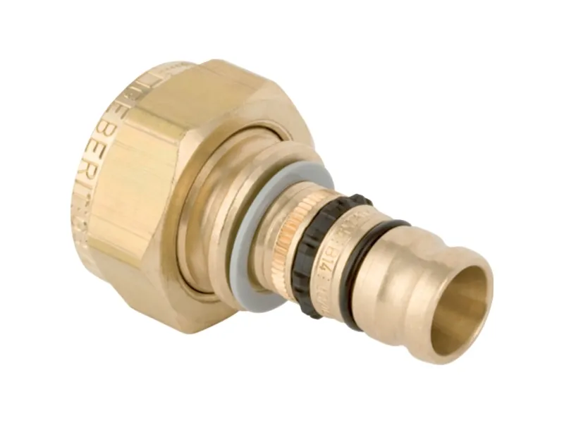 Geberit mepla adapter with union nut: d=26mm g=1/2