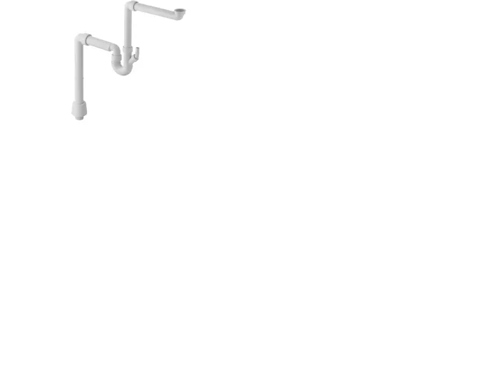 Geberit double chamber trap