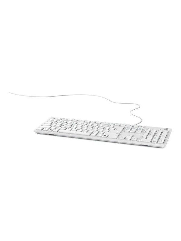 Dell KB216 - keyboard - multimedia - QWERTY - Pan Nordic - white Input Device - Tastatur - Nordisk - Hvit