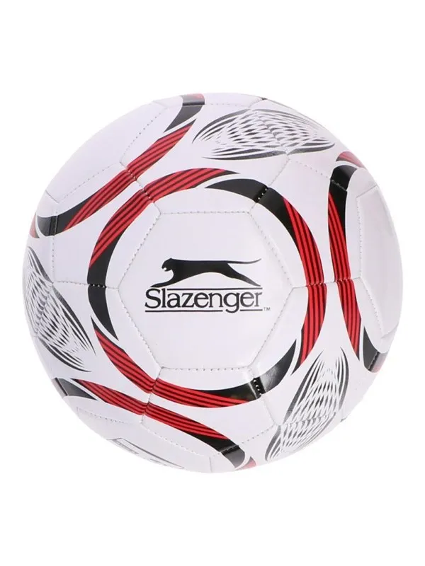 Slazenger - 32-panel training football size 5 - white/red