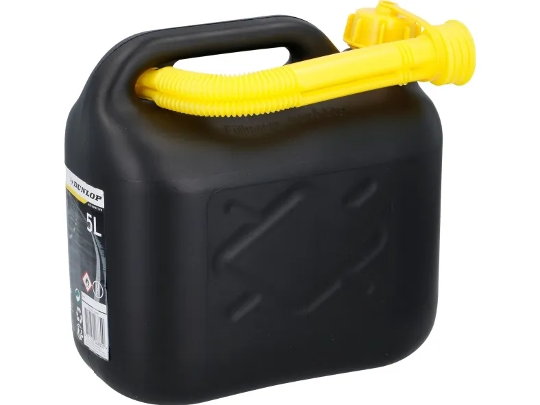 Dunlop - Fuel Can with Funnel 5L - Black