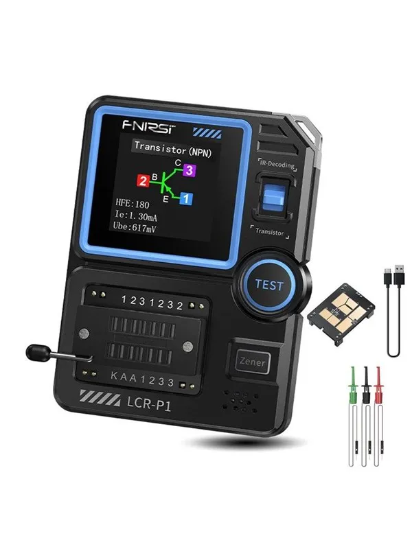 FNIRSI LCR-P1 Multifunctional Capacitor and Transistor Tester