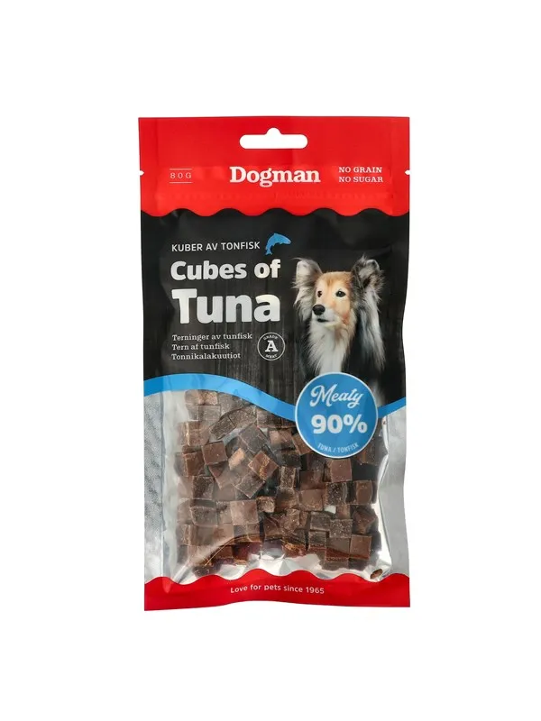 Dogman Meaty Tunfiskterninger Hundegodbiter 80g