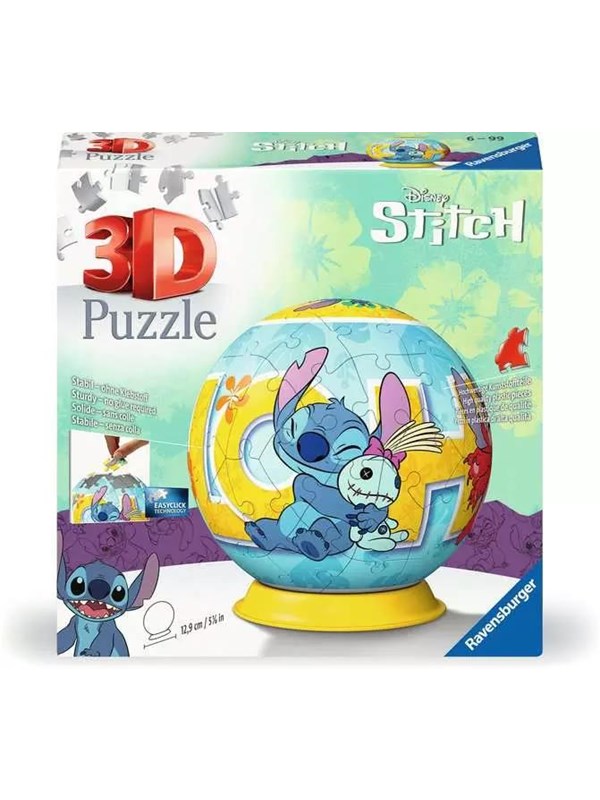 Ravensburger Puzzle Ball: Disney Stitch 3D Puslespill