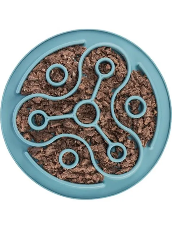 Trixie Slow Feeding Food Mat ø 28 cm blue